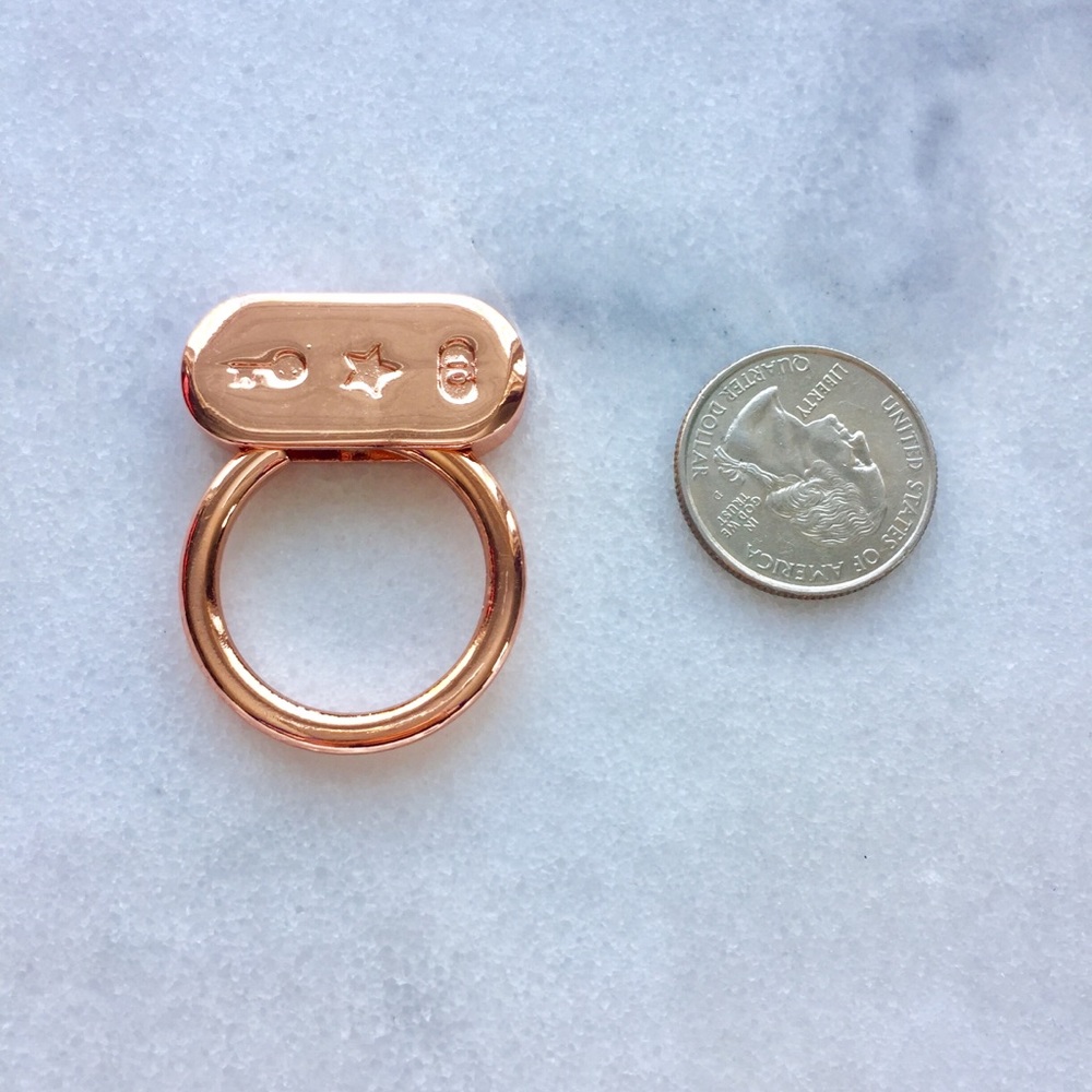 🔒Copper Lock Key Ring🔒 - Picture 2 of 6